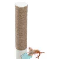 Thumbnail for YES4PETS 89 cm Cat Kitten Single Scratching Post with Toy