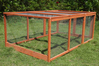 Thumbnail for YES4PETS Large Chicken Coop Run Guinea Pig Cage Villa Extension Rabbit Hutch House Pen