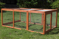 Thumbnail for YES4PETS Large Chicken Coop Run Guinea Pig Cage Villa Extension Rabbit Hutch House Pen