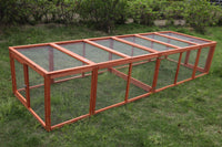 Thumbnail for YES4PETS 290 cm XL Chicken Coop Run Guinea Pig Cage Villa Extension Rabbit Hutch Cat Kitten House Pen