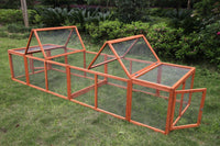 Thumbnail for YES4PETS 290 cm XL Chicken Coop Run Guinea Pig Cage Villa Extension Rabbit Hutch Cat Kitten House Pen