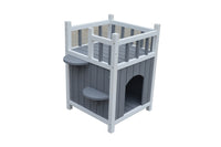 Thumbnail for YES4PETS Cat Shelter Condo with Escape Door Rabbit Kitty House Cave