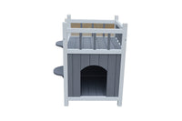 Thumbnail for YES4PETS Cat Shelter Condo with Escape Door Rabbit Kitty House Cave