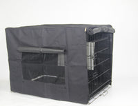 Thumbnail for YES4PETS 24' Portable Foldable Dog Cat Rabbit Collapsible Crate Pet Cage with Cover