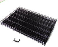 Thumbnail for YES4PETS 30' Collapsible Metal Dog Crate Cage Cat Carrier With Tray