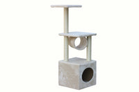 Thumbnail for YES4PETS 112 cm Beige Cat Kitten Scratching Post Tree Scratcher Pole