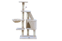 Thumbnail for YES4PETS 120 cm Multi level Cat Kitten Scratching Post Tree-Beige