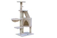 Thumbnail for YES4PETS 120 cm Multi level Cat Kitten Scratching Post Tree-Beige