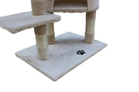 Thumbnail for YES4PETS 120 cm Multi level Cat Kitten Scratching Post Tree-Beige