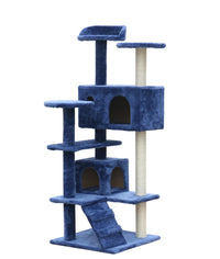 Thumbnail for YES4PETS 130 cm Blue Cat Scratching Post Tree  Scratcher Pole-Blue