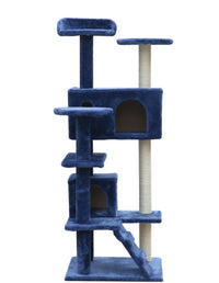 Thumbnail for YES4PETS 130 cm Blue Cat Scratching Post Tree  Scratcher Pole-Blue