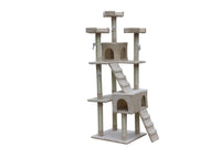 Thumbnail for YES4PETS 180 cm Cat Kitten Scratching Post Tree W ladder-Beige