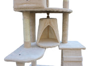 Thumbnail for YES4PETS 193cm Cat Scratching Tree Post Sisal Pole Scratching Post Scratcher Tower Condo Beige