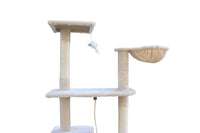 Thumbnail for YES4PETS 193cm Cat Scratching Tree Post Sisal Pole Scratching Post Scratcher Tower Condo Beige