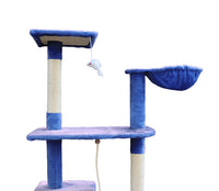 Thumbnail for YES4PETS 193cm Cat Scratching Tree Post Sisal Pole Scratching Post Scratcher Tower Condo Blue