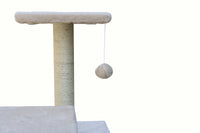 Thumbnail for YES4PETS 71cm Beige Cat Scratching Tree Scratcher Post Pole Furniture Gym House