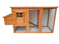 Thumbnail for YES4PETS Large Chicken Coop Rabbit Hutch Ferret Cat Guinea Pig Cage Hen Chook House With Open Roof