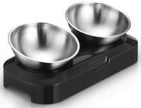 Thumbnail for YES4PETS Stainless Steel Pet Bowl Water Bowls Portable Anti Slip Skid Feeder Dog Rabbit Cat