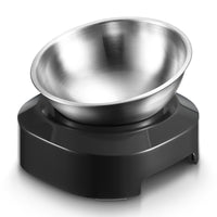 Thumbnail for YES4PETS 2 x M Stainless Steel Pet Bowl Water Bowls Portable Anti Slip Skid Feeder Dog Rabbit Cat