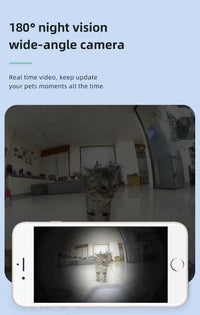 Thumbnail for YES4PETS Smart Automatic Pet Dog Cat Rabbit Feeder Smartphone Camera APP for iPhone Android