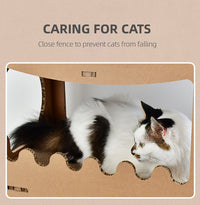 Thumbnail for YES4PETS Cat Cardboard House Tower Condo Scratcher Pet Post Furniture Double Storey