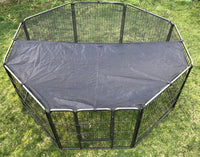 Thumbnail for YES4PETS 80 cm Heavy Duty Pet Dog Puppy Cat Rabbit Exercise Playpen Fence With Cover