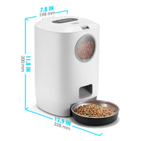 Thumbnail for YES4PETS 4.5L Visible Automatic Digital Pet Dog Cat Feeder Food Bowl Dispenser