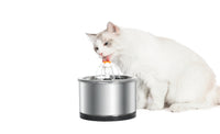 Thumbnail for YES4PETS Automatic Electric Pet Water Fountain Dog Cat Stainless Steel Feeder Bowl Dispenser