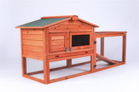 Thumbnail for YES4PETS Rabbit Hutch Metal Run Wooden Cage Guinea Pig Cage House