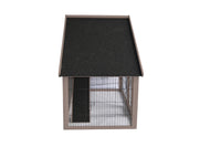 Thumbnail for YES4PETS Grey Chicken Coop Rabbit Hutch Ferret Cage Hen Chook House