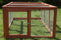 Thumbnail for YES4PETS Large Chicken Coop Run Guinea Pig Cage Villa Extension Rabbit Hutch House Pen