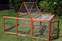 Thumbnail for YES4PETS Large Chicken Coop Run Guinea Pig Cage Villa Extension Rabbit Hutch House Pen