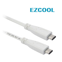 Thumbnail for EZCool 1M Skymaster USB3.1 Cable Type C To Type C White