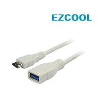 Thumbnail for EZCool 0.2M Skymaster USB3.1 Cable Type C To USB3.0 AF White