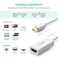 Thumbnail for UGREEN 10461 Mini DP to HDMI Adapter Black