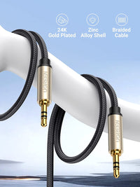 Thumbnail for UGREEN 10604 3.5mm Male to Male Aux Stereo Audio Cable 2M