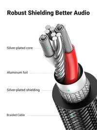 Thumbnail for UGREEN 10604 3.5mm Male to Male Aux Stereo Audio Cable 2M