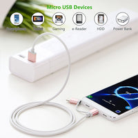 Thumbnail for UGREEN Micro-USB to USB Cable with MFI Certified iPhone Adapter 1M (30470)