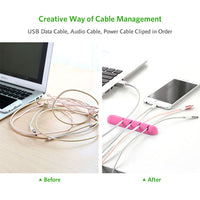 Thumbnail for UGREEN Cable Organizer (2pcs/pack) - Pink (30483)