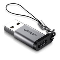 Thumbnail for Ugreen USB-C 3.1 Female to USB-A 3.0 Male Adapter (50533)