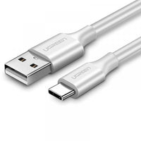 Thumbnail for UGREEN 60121 USB 2.0 Type-A to Type-C Male Nickel Plated Cable 1M (White)
