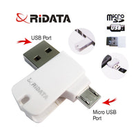 Thumbnail for Ridata OTG Mobile Phone MicroSD Card Reader (OTG Mobile Phone/Tablet/PC)
