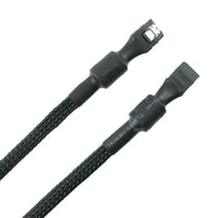 Thumbnail for Simplecom CA110S Premium SATA 3 HDD SSD Data Cable Sleeved with Ferrite Bead Lead Clip Straight