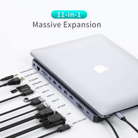 Thumbnail for CHOETECH HUB-M20 USB-C 11-in-1 Multifunction Adapter