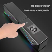 Thumbnail for HP DHE-6005 Wired RGB Gaming Surround Soundbar Stereo Speaker