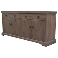 Thumbnail for Florence  Buffet Table 180cm 2 Door 4 Drawer Solid Mango Timber Wood