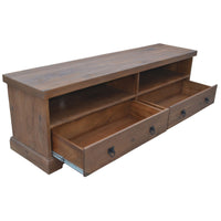 Thumbnail for Florence  ETU Entertainment TV Unit 180cm 2 Drawer Solid Mango Timber Wood