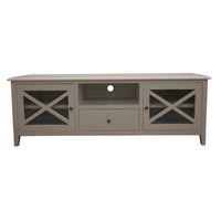 Thumbnail for Daisy ETU Entertainment TV Unit 210cm Solid Acacia Wood Hampton - White