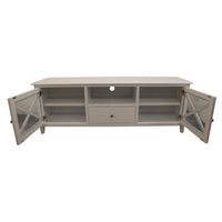 Thumbnail for Daisy ETU Entertainment TV Unit 210cm Solid Acacia Wood Hampton - White