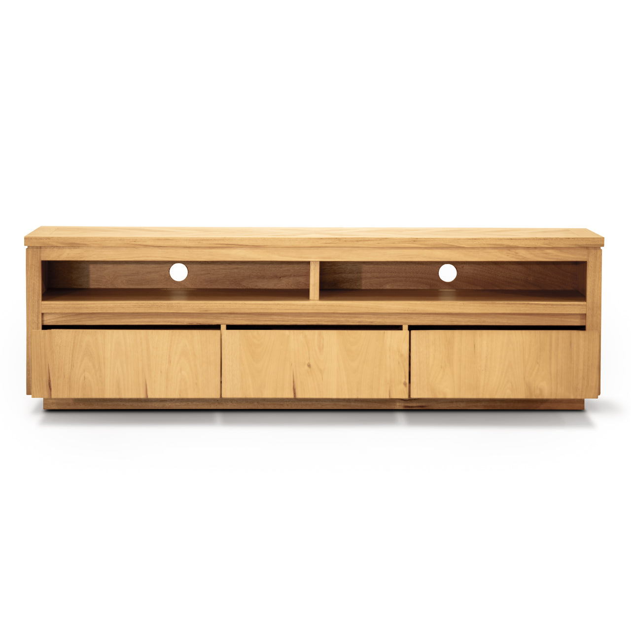 Rosemallow ETU Entertainment TV Unit 185cm 3 Drawer Solid Messmate Timber Wood